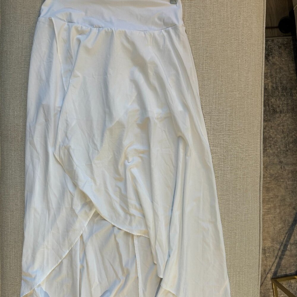Halara 2-in-1 Mesh Skirt White